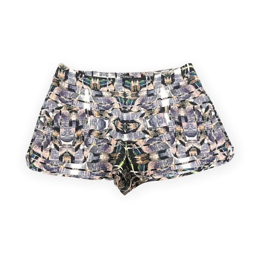 INTERMIX 100% Purple Printed Silk Printed Shorts
| Size: M |